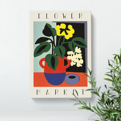 XMKTMKT-237 Flower Market Exhibition Advertisement No.7 - Wrapped Canvas