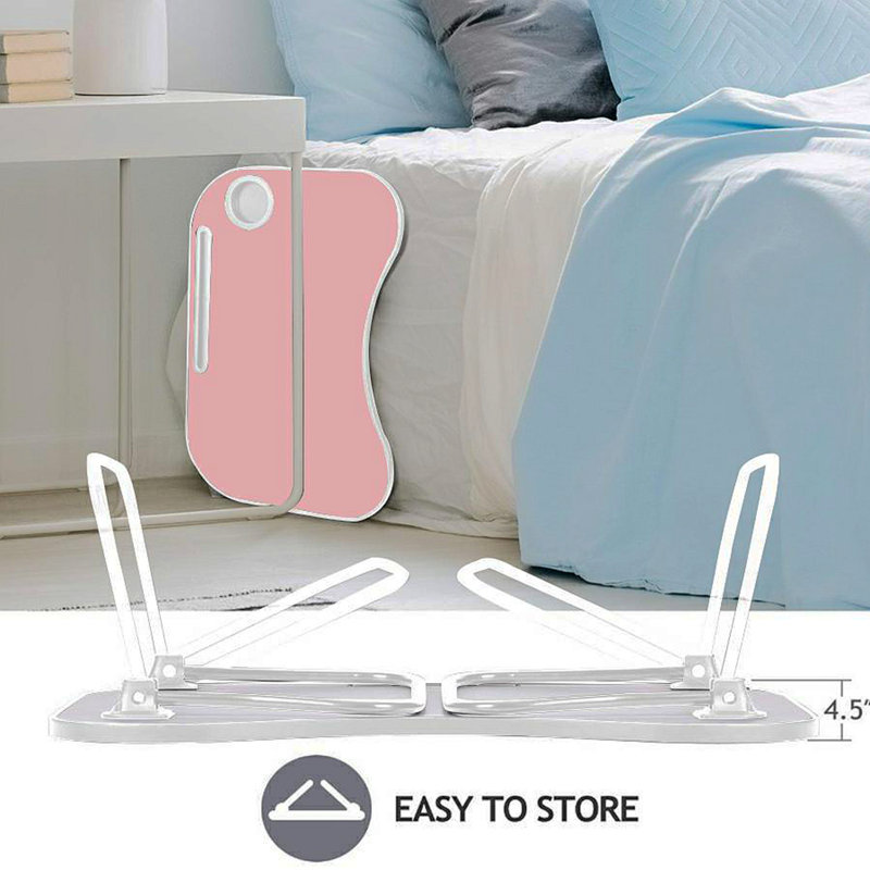 Support d'ordinateur portable pour lit (rose), Rose