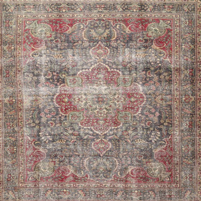 Tapis bleu / rouge Vespera