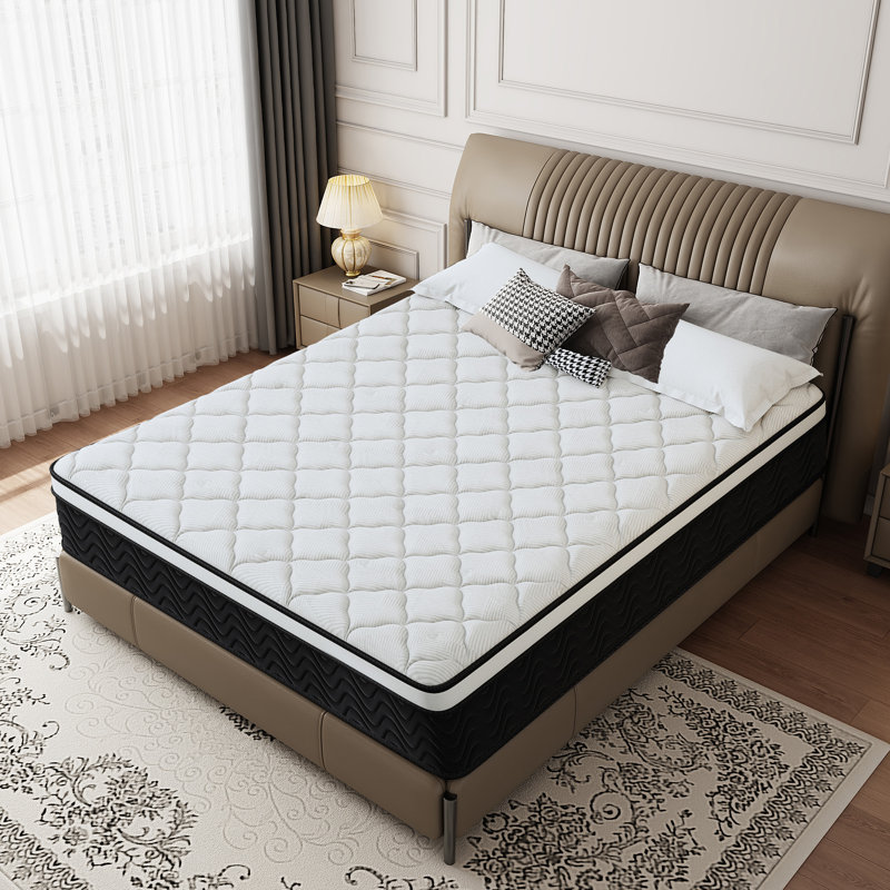 Sleep 12"/14” Hybrid Memory Foam Mattress, Twin, 14"