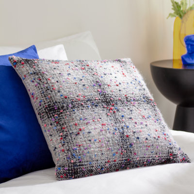 Connie Check Square Cushion