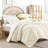 Fluffy Comforter Set 7 Pieces-Bedding Set for All Seasons Soft Comforter With Fitted Sheet, Flat Sheet, Pillow Shams, Pillowcases-117185767-117185772