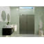 Equinox 56 - 60 in. x 78 in. Fully Frameless Gray Tinted Sliding Shower Door-430801444