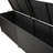 vidaXL Storage Chest Black Poly Rattan, Powder-Coated Steel Large-85263296-129393290