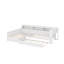 Lit plateforme simple en L avec lit gigogne et tiroir-645385100