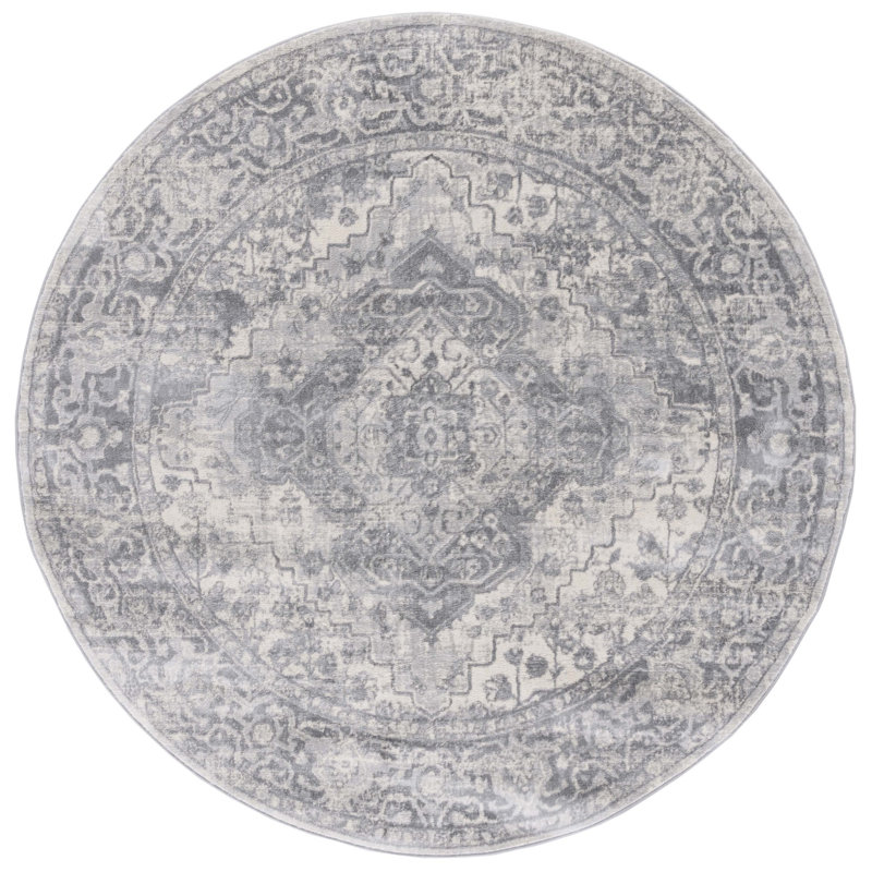 Brentwood Performance Oriental Rug, Round 6'7"