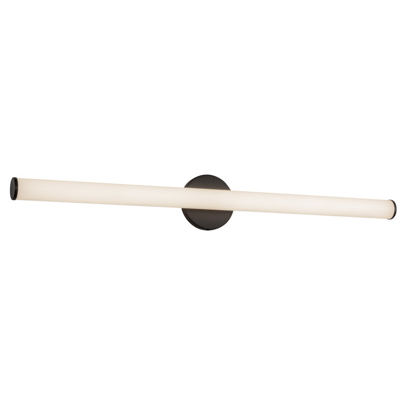 Tectra 36-in Black dimmable LED Wall Sconce, Matte Black