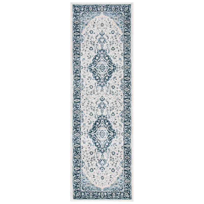 Tapis oriental Delmer Performance, Tapis de couloir 2 pi 2 po x 9 pi