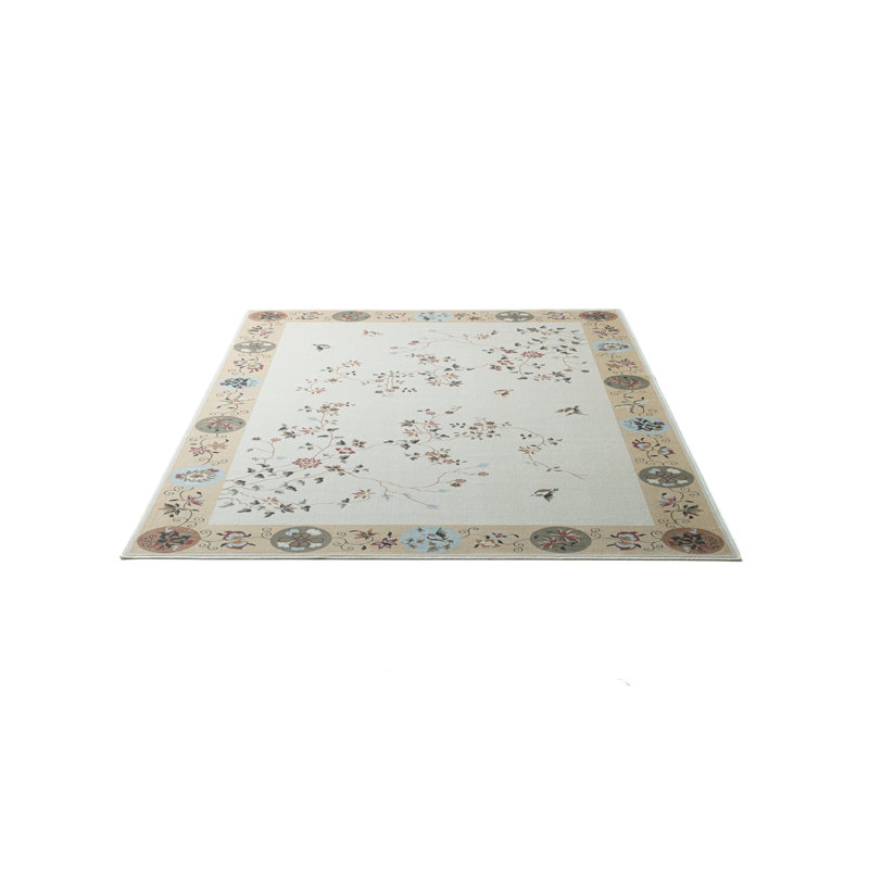 Power Loom Chenille Beige Rug, Rectangle 120 x 170cm