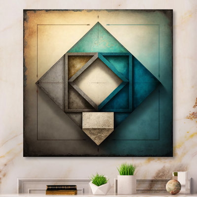 Impression impeccable sur toile, "Perfect imperfections" rétro graphique