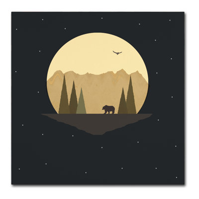 « the bear », art sur toile