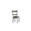 Chaise d'appoint en tissu (ensemble de 2)