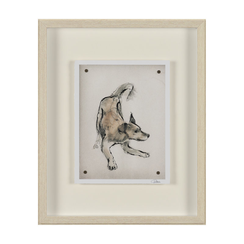 Harim Pup I By Studio, H 21,5 po x l 17,5 po, Chiot ludique I