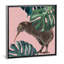 Kiwi oiseau avec monstera art-49839983-49839990