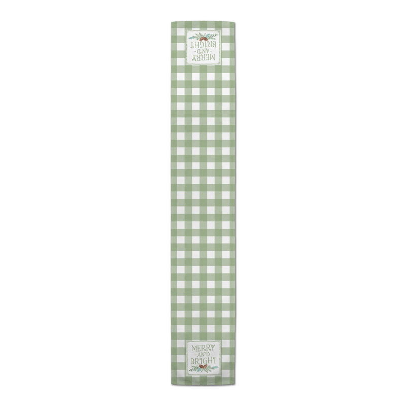 Deahna Plaid Christmas Table Runner
