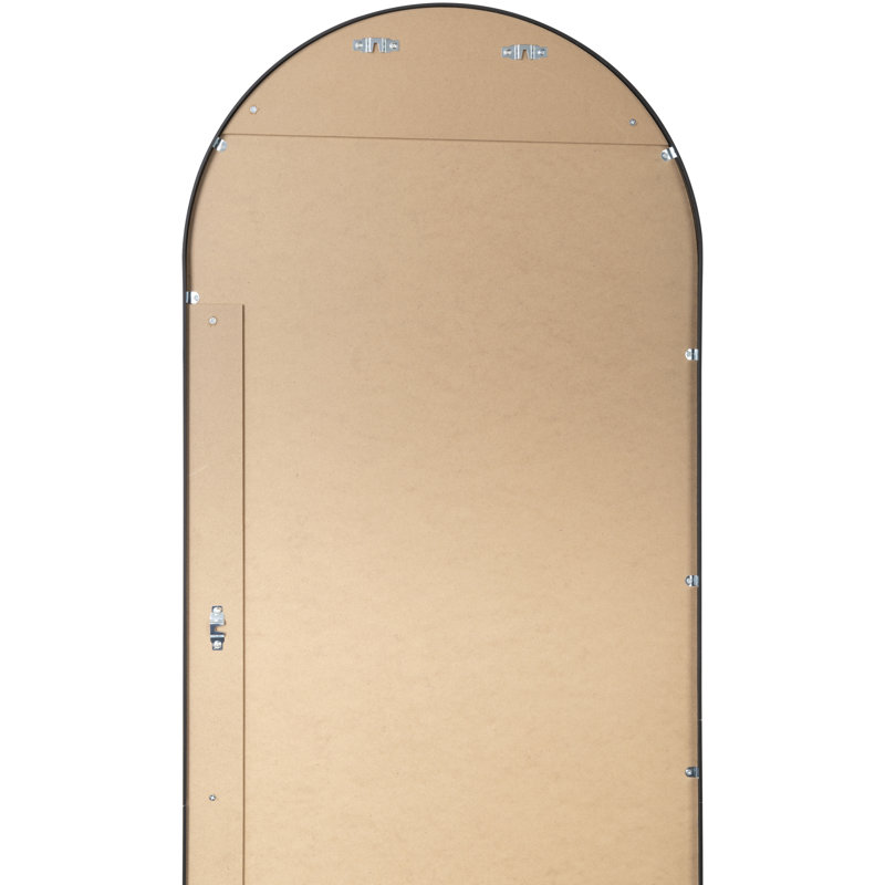 Destefano Essence Accent Mirror, Black, 65" x 22"