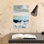 Art mural abstrait bord de mer «Whispering Tide»