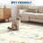 8x10 Large Vintage Garden Area Rug, Non-Slip Washable Low-Pile Floral Print Stain Resistant Foldable Carpet for Dining Room Playroom Office-530731590