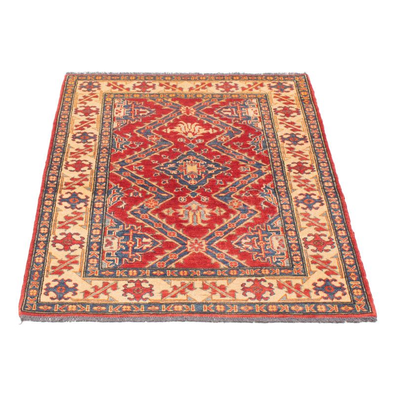 Tapis unique en laine noué à la main nouvel âge 3 pi 9 po x 5 pi 2 po Shiena