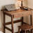 Black walnut minimalist small desk