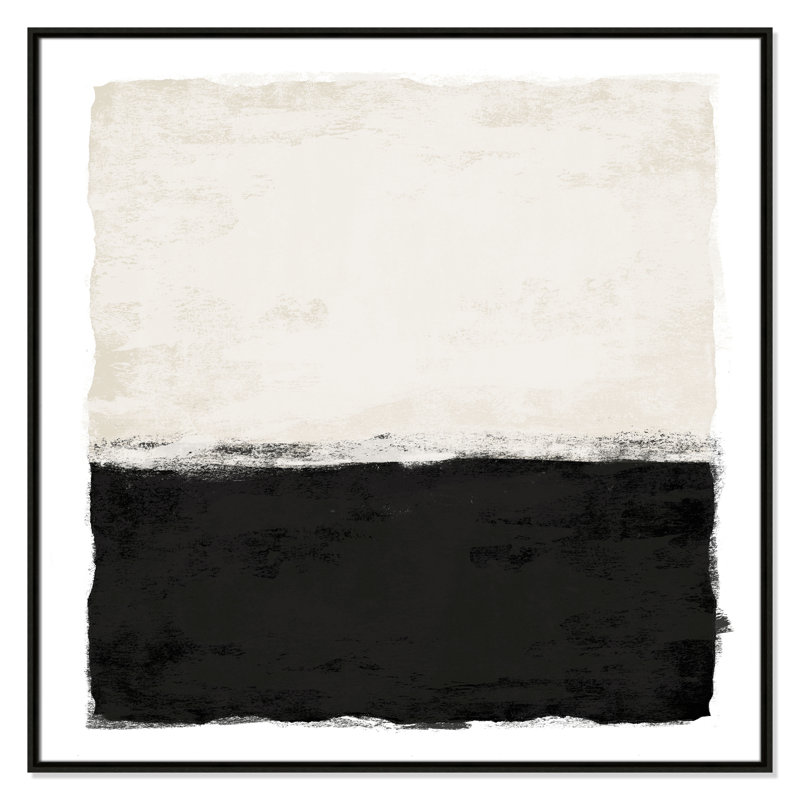 Midnight II - Square Vesrion - reproduction carrée de Natalie Carpentieri, Espresso, H 41,5 po x l 41,5 po