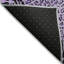 Tapis mauve intérieur / extérieur lavable à la machine Claudian ACN1230-103710712
