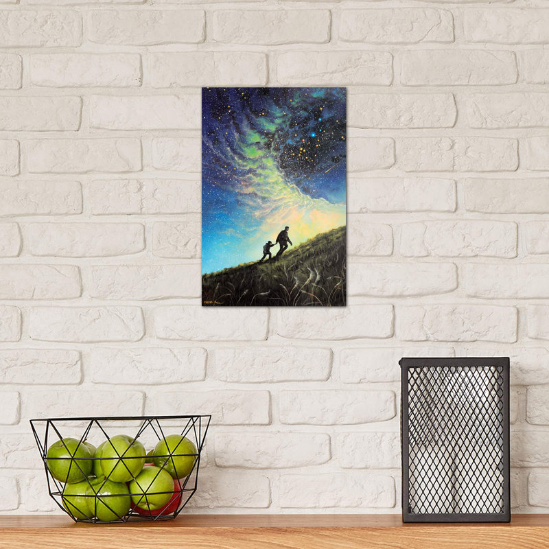 My Guiding Light - Painting on Canvas, Wrapped Canvas, 20.32 cm H x 30.48 cm W