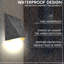 Applique murale d'extérieur à DEL noire et dorée Wrought Studio ™, 12 W, 3CCT 3000K-5000K, 8 po, aluminium, IP65, ETL-1072848818-1072848817