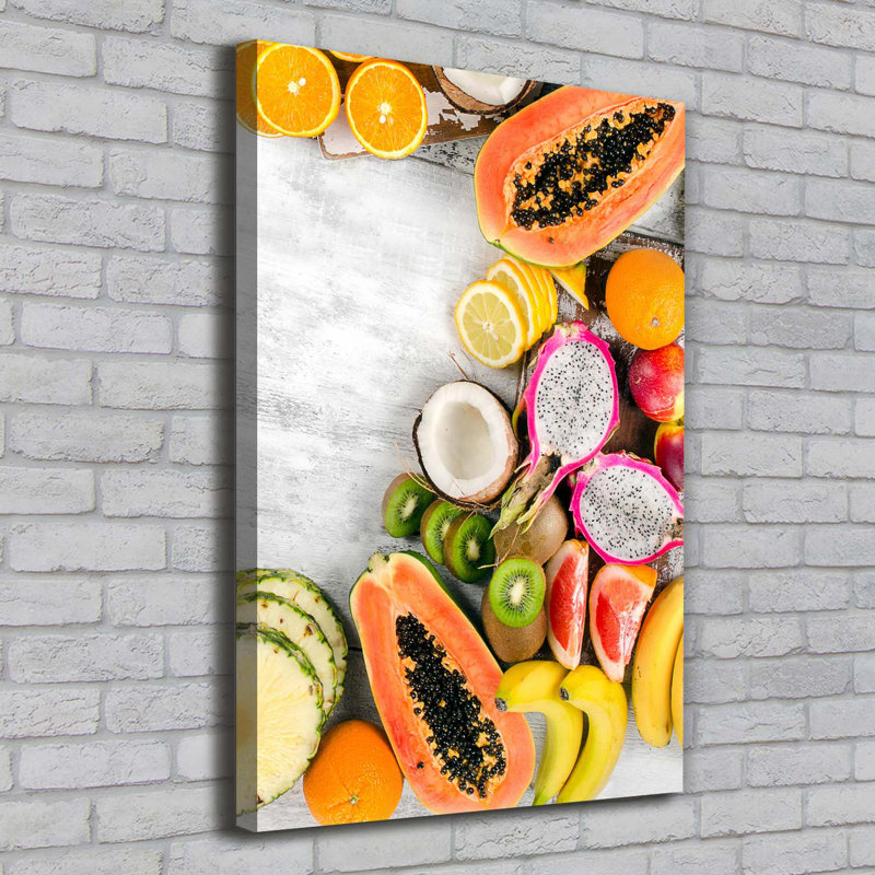 Fruits - Wrapped Canvas Print
