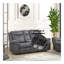 Causeuse en microfibre Zubaida