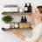 Solid Wood Floating Shelves，Rustic Wooden Wall Shelves-501930270-497772438