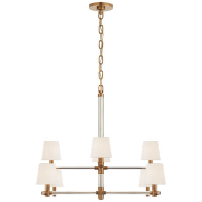 Sable 8 - Light Glass Chandelier