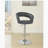 Grey and Chrome Adjustable Bar Stools