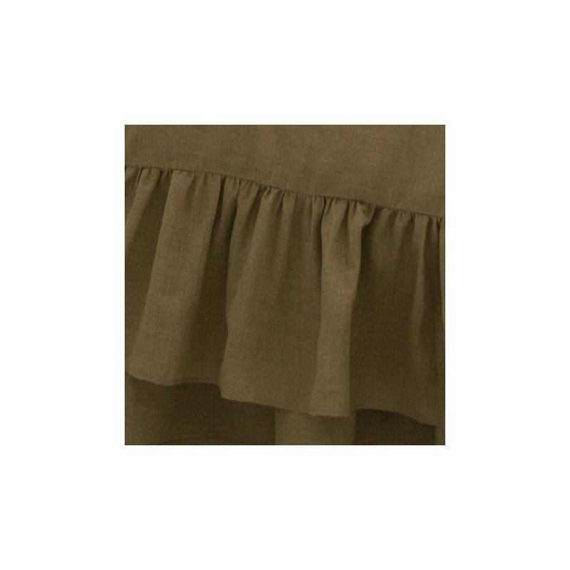 Verandah Linen Duvet Cover, King, Brown