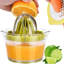 Presse-agrumes manuel à citron avec presse-agrumes et râpe intégré, 12 oz, vert