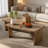 Modern Rectangle Coffee Table Set With Modular L-shape Design-1691930567