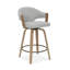 Tabouret de bar rotatif 26 po Mid-Century-1783811491