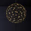 Luminaire suspendu sphérique DEL Spheris en laiton naturel-51668741