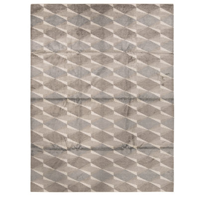 Tapis rectangulaire noué à la main