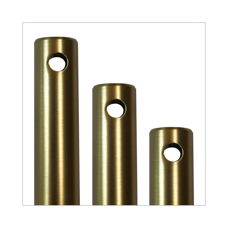 Down Rod, 24" H x 0.75" W x 0.75" D, Satin Brass