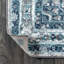 Lazaro Modern Persian Vintage Medallion Light Grey/Blue Rug-349635736