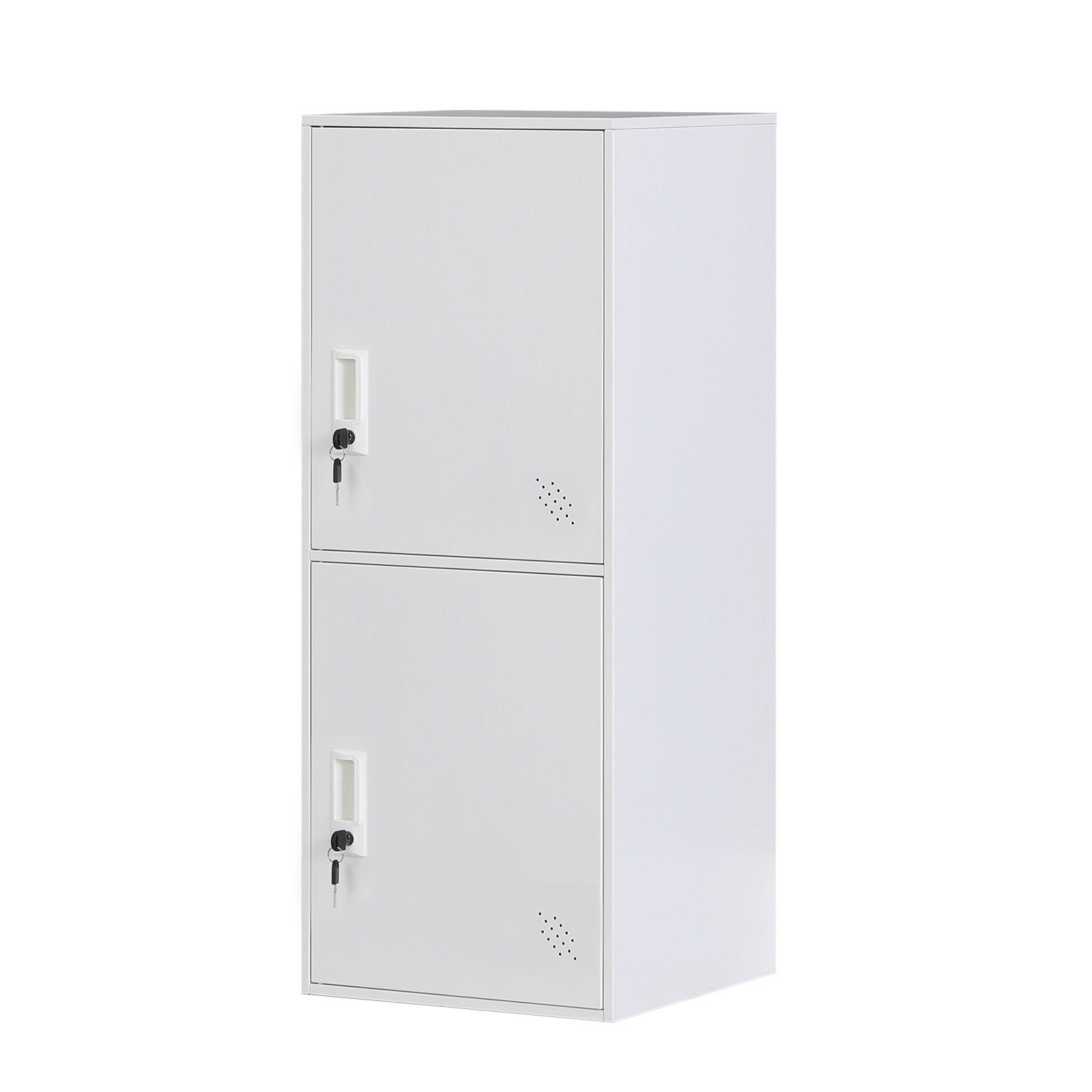 Inbox Zero 3 Door Vertical Stackable Storage Cabinet With Lock,Anti ...