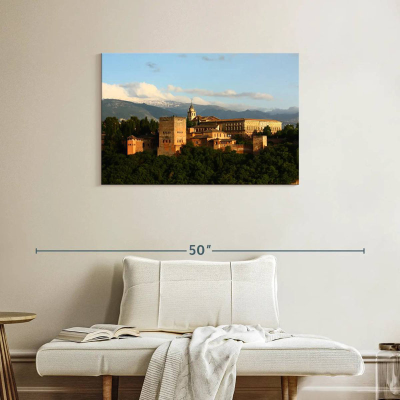 Palais de Nicci Alhambra en Espagne, H 24 po x l 36 po