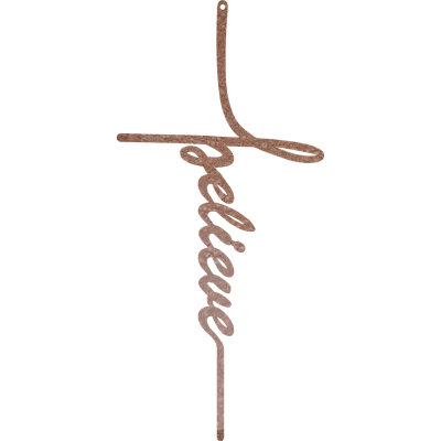 Believe Cross Wall Décor