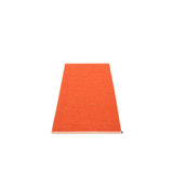 Mono Hand Loomed Area Rug in Pale Orange