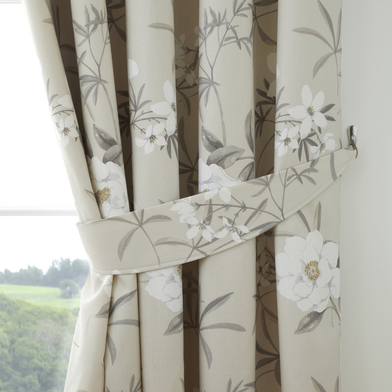 Eve Pair, Natural, Width 117 x Drop 183 cm