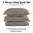Microfiber Embossed Oversized Modern & Contemporary Bedspread Set With Shams-124114359-124114352