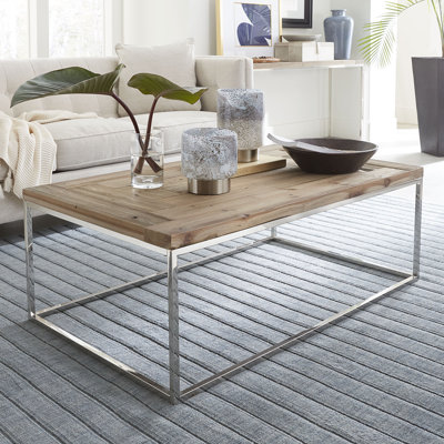 Annike Solid Wood Top Coffee Table