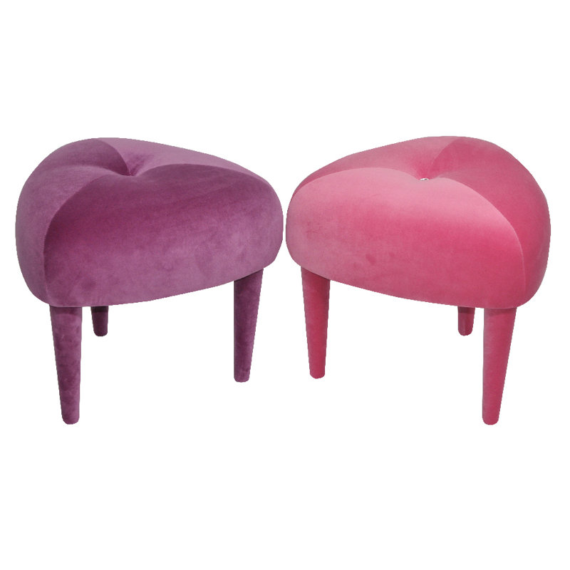 Solid + Manufactured Wood Accent Stool, Rosa