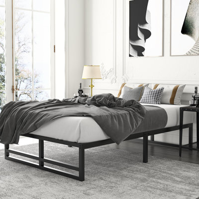 Aula 14'' Metal Platform Bed